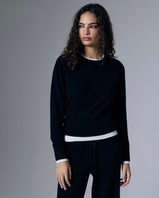 Tove Layered Cashmere Crewneck